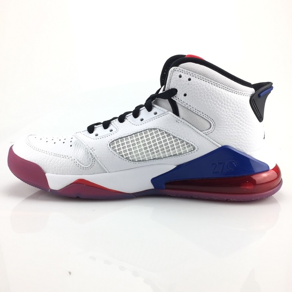 Nike Men’s Jordan Mars 270 White Red Blue Black - Picture 2 of 7